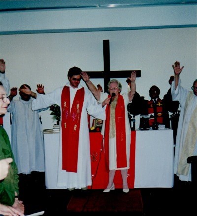 2000 - my mother's ordination 